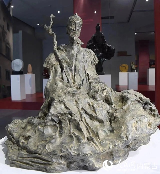 吳為山作品《莊子》。王劭凱攝