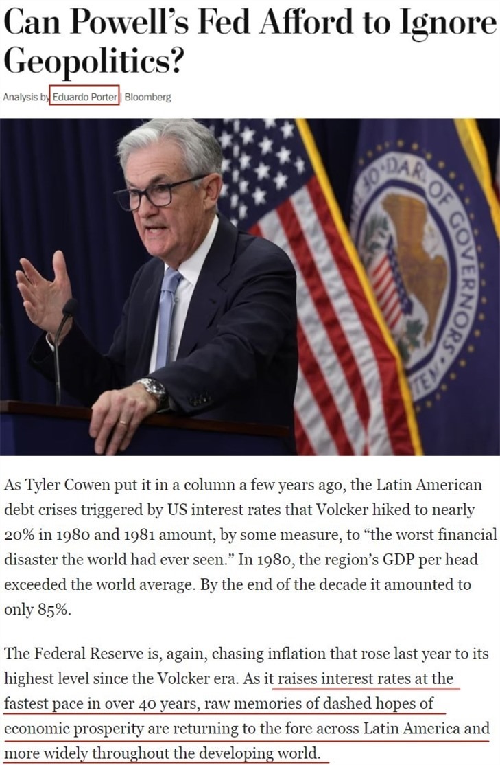 十次加息，美國如何傷害了世界