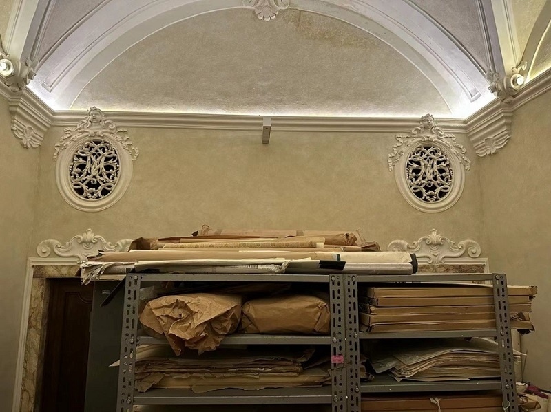 美第奇洛倫佐圖書(shū)館保存古籍。中藝國(guó)際供圖