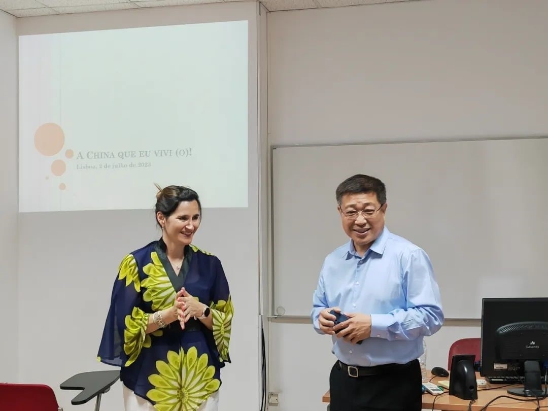 里斯本大學(xué)孔子學(xué)院組織漢語角活動(dòng)。 圖片來源：里斯本大學(xué)孔子學(xué)院公眾號(hào)