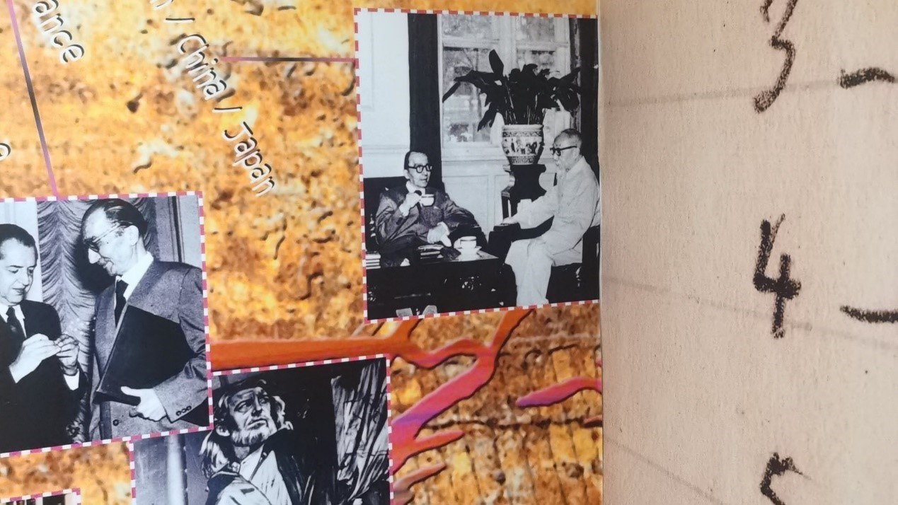 1957年，卡贊扎基斯第二次訪問(wèn)中國(guó)，期間與作家茅盾進(jìn)行交流。人民網(wǎng)記者 葛泰佚攝