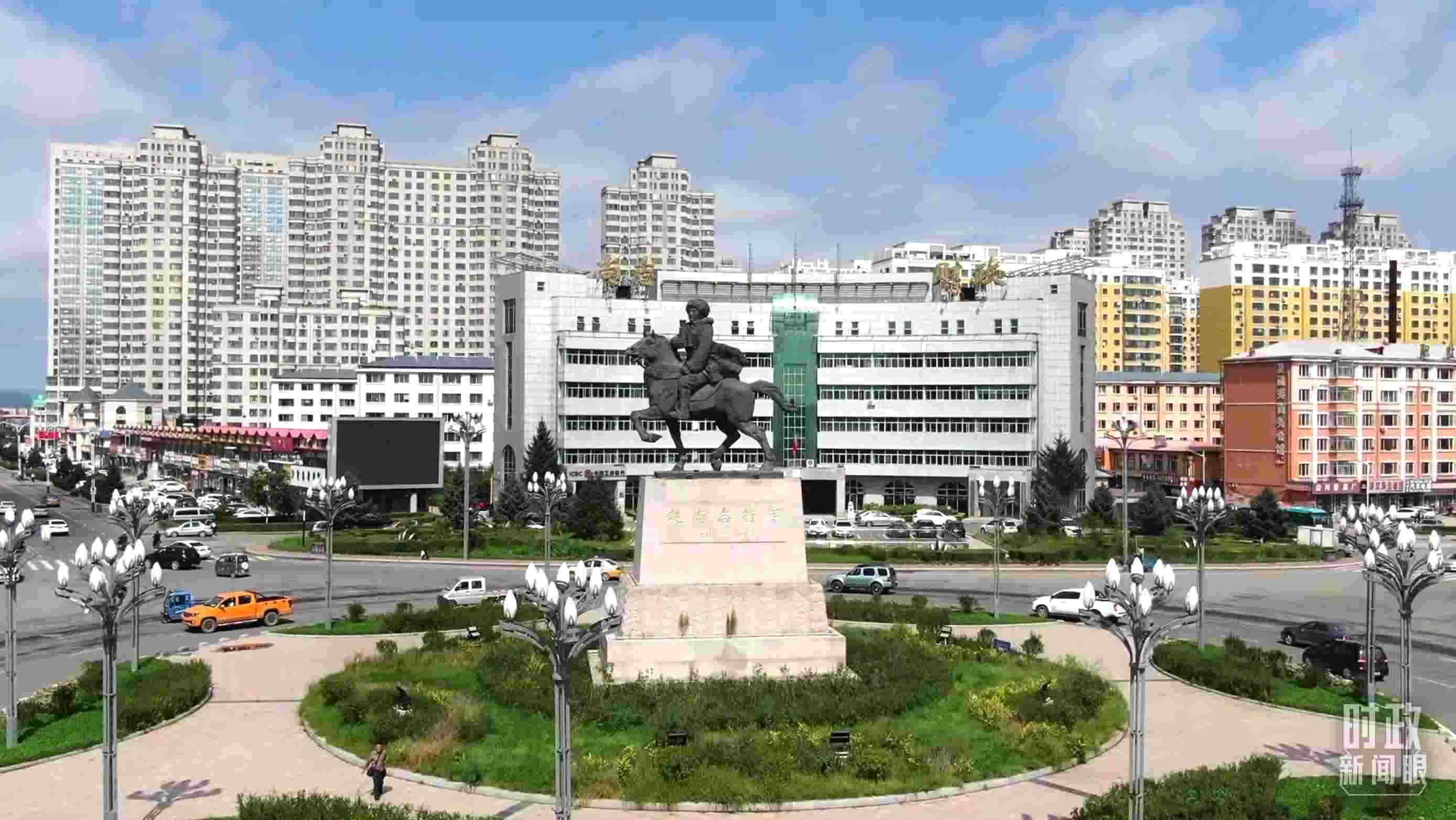 △哈爾濱市尚志市航拍。（總臺(tái)央視記者張耿生拍攝）