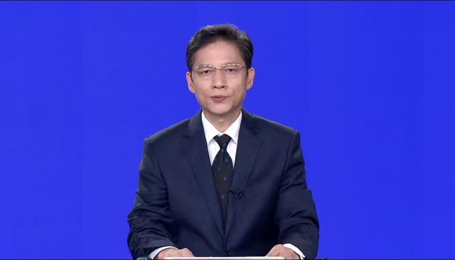 劉昆致辭。中國駐東盟使團供圖