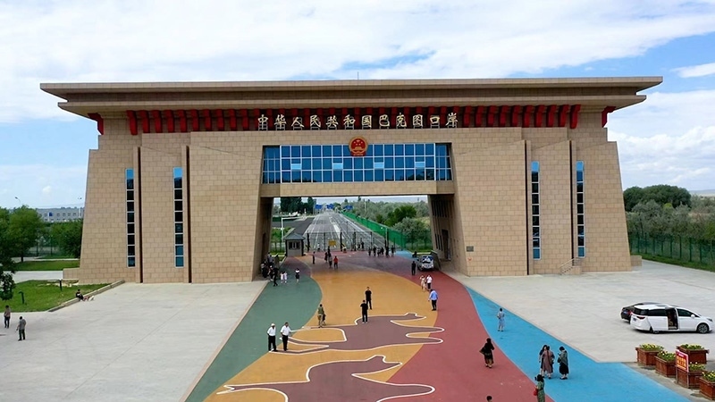 圖為塔城巴克圖口岸。塔城融媒體中心 張亭宇攝