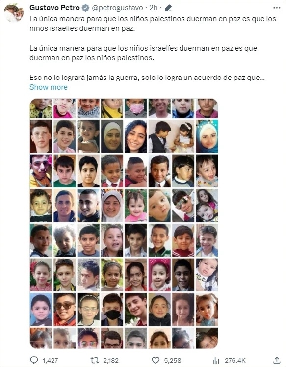 巴以爆發(fā)新沖突后，他再指西方“雙標(biāo)”