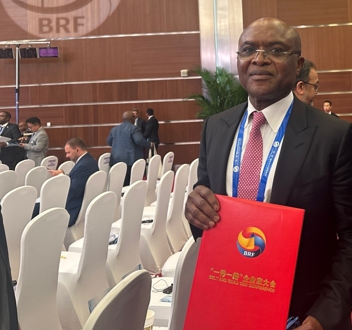 “一帶一路”企業(yè)家大會(huì)的外方代表。人民網(wǎng)記者 申佳平攝