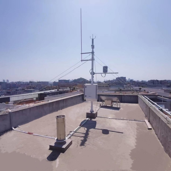 龍華區(qū)社區(qū)多要素自動氣象觀測站。龍華區(qū)應(yīng)急管理局供圖