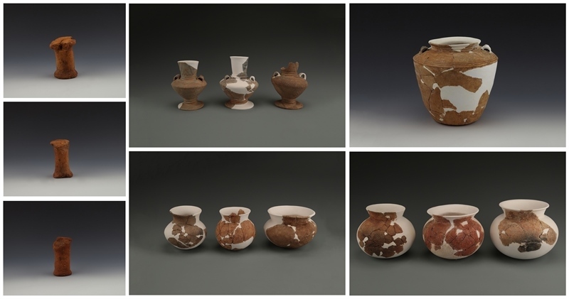 龜山遺址出土陶器。國家文物局供圖