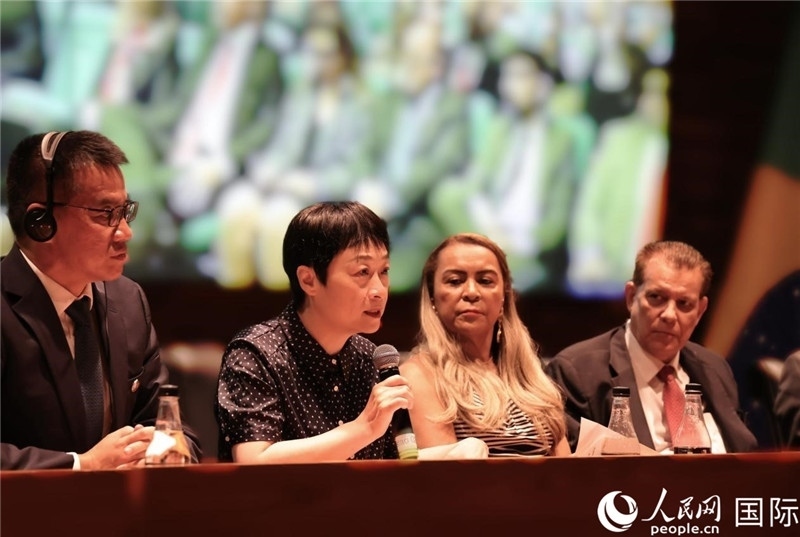 田敏出席論壇開幕式并致辭。人民網(wǎng)記者 時元皓攝