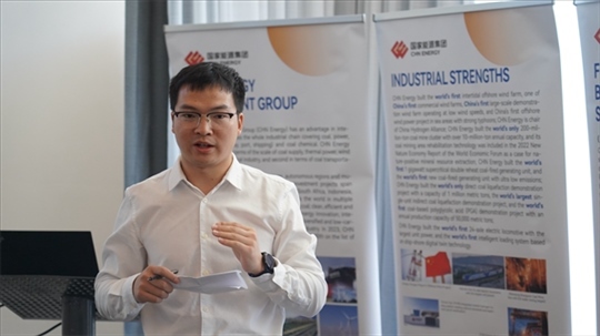 龍源公司代表發(fā)言致辭。 人民網(wǎng) 張茜攝