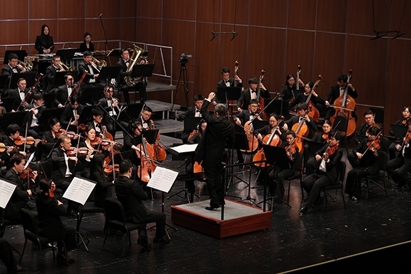 音樂會(huì)現(xiàn)場(chǎng)。學(xué)校供圖