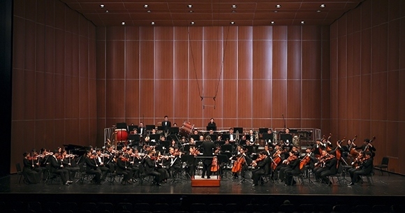 音樂會(huì)現(xiàn)場(chǎng)。學(xué)校供圖