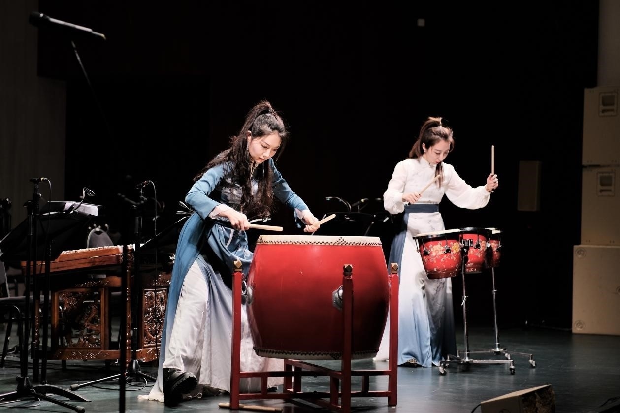 2024“歡樂(lè)春節(jié)”新春民族音樂(lè)會(huì)演出現(xiàn)場(chǎng)。于子恒攝