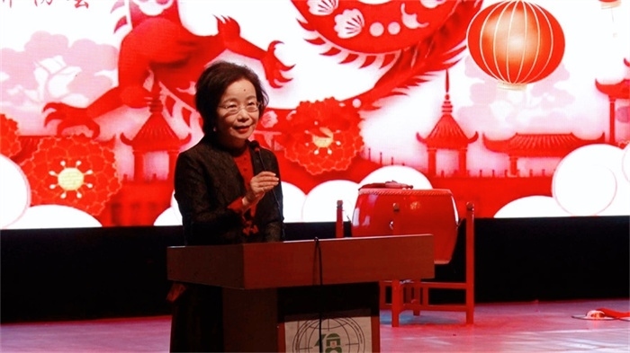 沈敏娟致辭。駐蒙古使館供圖