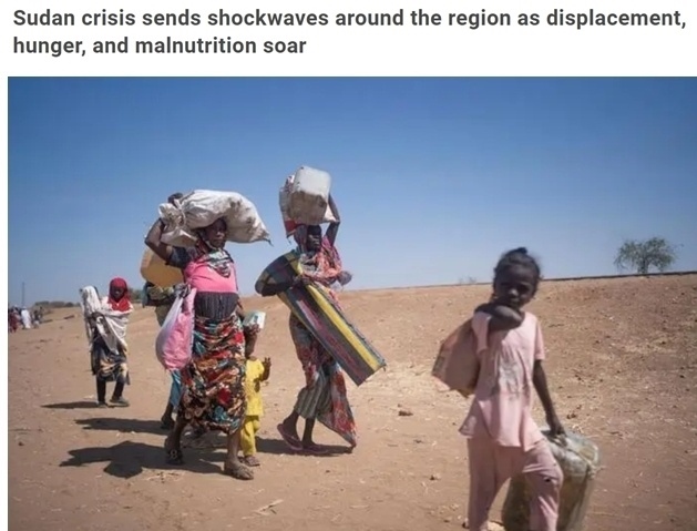 糧食危機(jī)、營(yíng)養(yǎng)不良、霍亂 蘇丹人道主義危機(jī)嚴(yán)重
