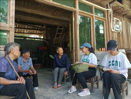 △ 2022年7月，華中師范大學(xué)生命科學(xué)學(xué)院鄉(xiāng)村振興之旅暑期實(shí)踐隊(duì)赴湖北省恩施市宣恩縣長潭河侗族鄉(xiāng)開展“生態(tài)文明助力鄉(xiāng)村振興”暑期社會(huì)實(shí)踐活動(dòng)。