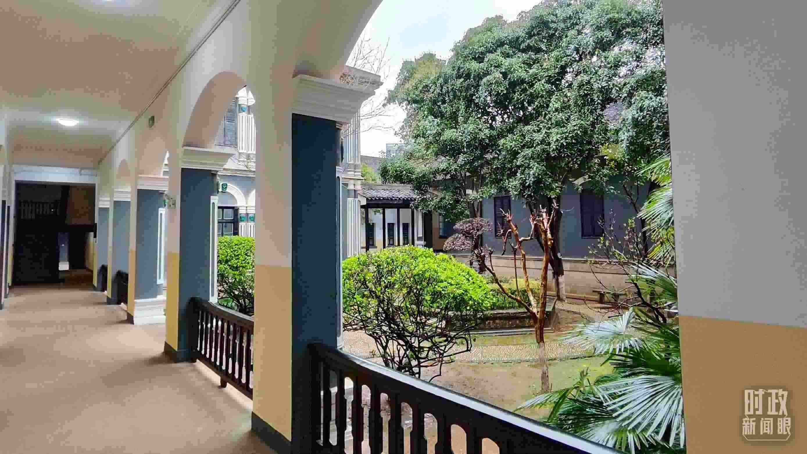 △湖南第一師范學(xué)院（城南書院校區(qū)）。（總臺央視記者覃思、郭曉龍拍攝）