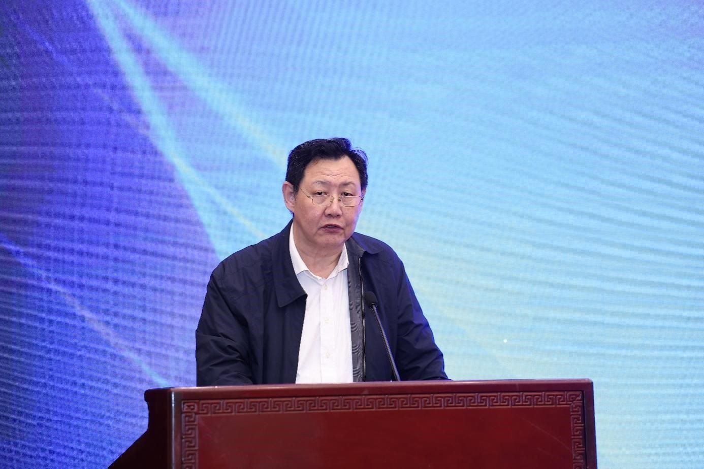 中國物流與采購聯(lián)合會黨委副書記余平致辭。主辦方供圖