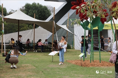 坎波·馬特活動(dòng)現(xiàn)場(chǎng)。埃內(nèi)斯托·多明戈斯攝