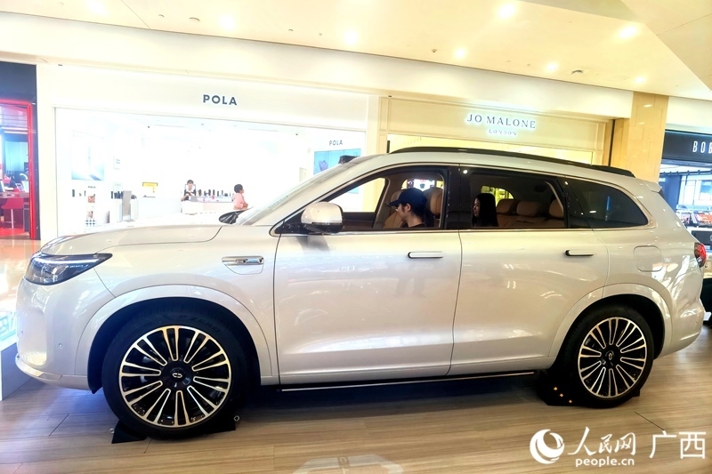  消費(fèi)者在試駕汽車。人民網(wǎng)記者 陳燕攝