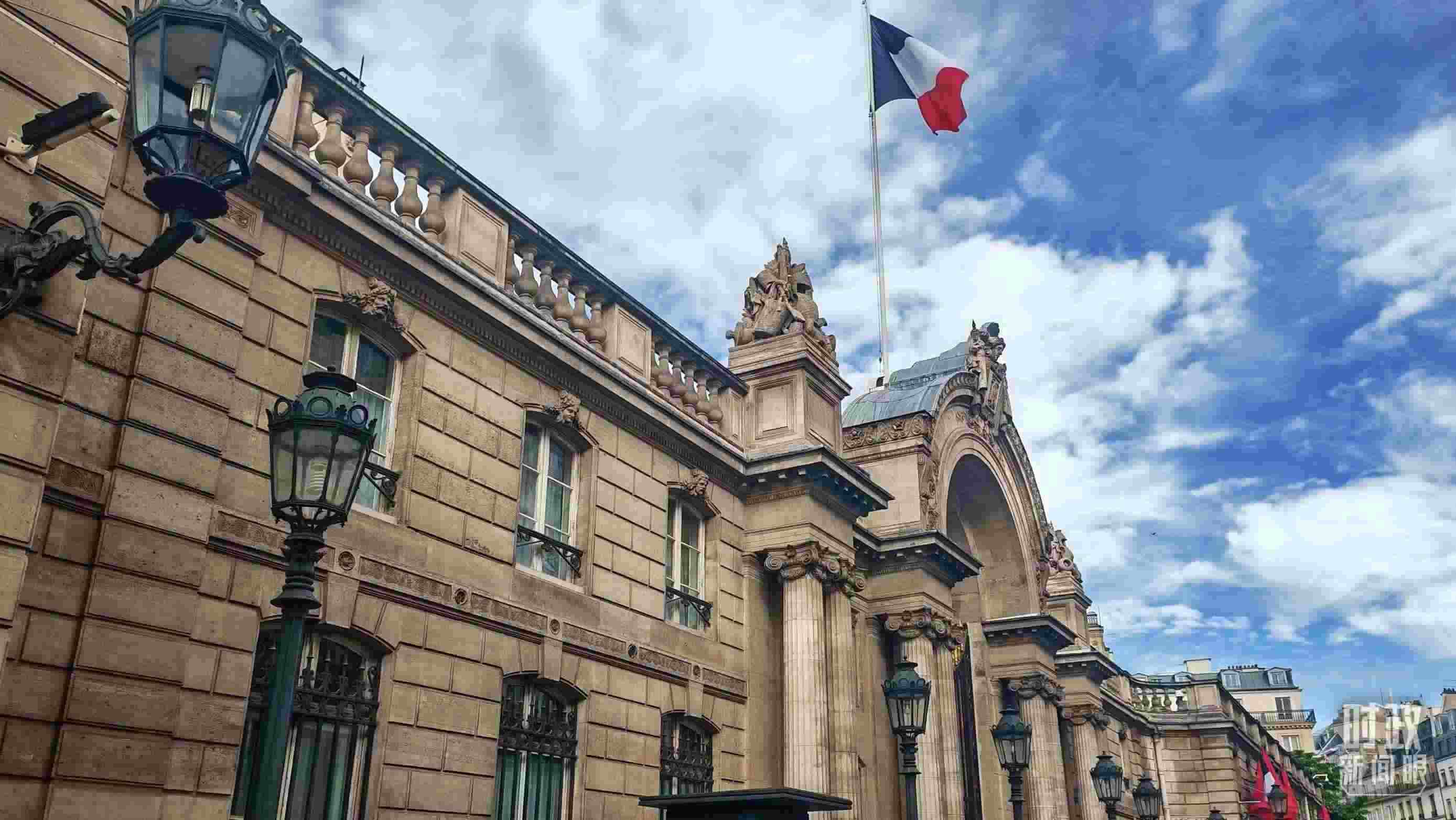 △愛麗舍宮。（總臺央視記者劉琦拍攝）