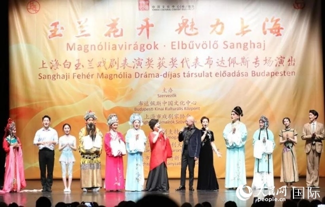 “玉蘭花開·魅力上?！弊哌M布達佩斯。葉辰亮攝