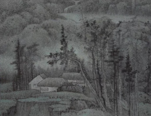 王秦生畫作《晨寂》。主辦方供圖