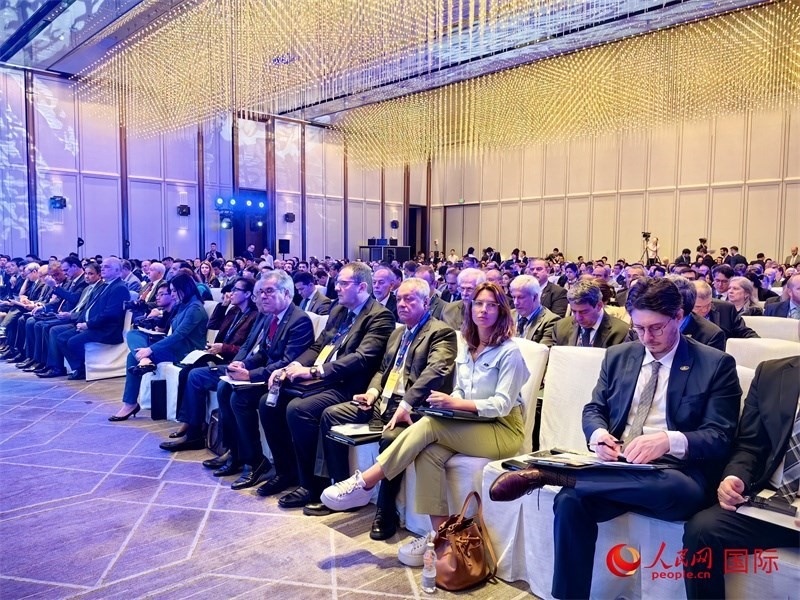 中國—巴西商業(yè)研討會現(xiàn)場。人民網記者 符園園攝