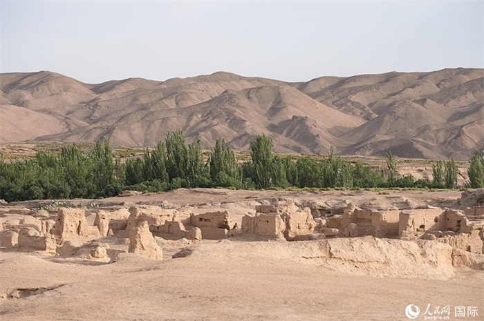 交河故城。人民網(wǎng)記者 張麗婭攝