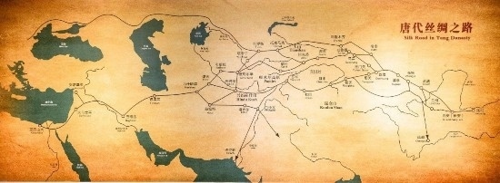 唐代絲綢之路，經(jīng)過新疆眾多地區(qū)。（圖片來源：視覺中國）