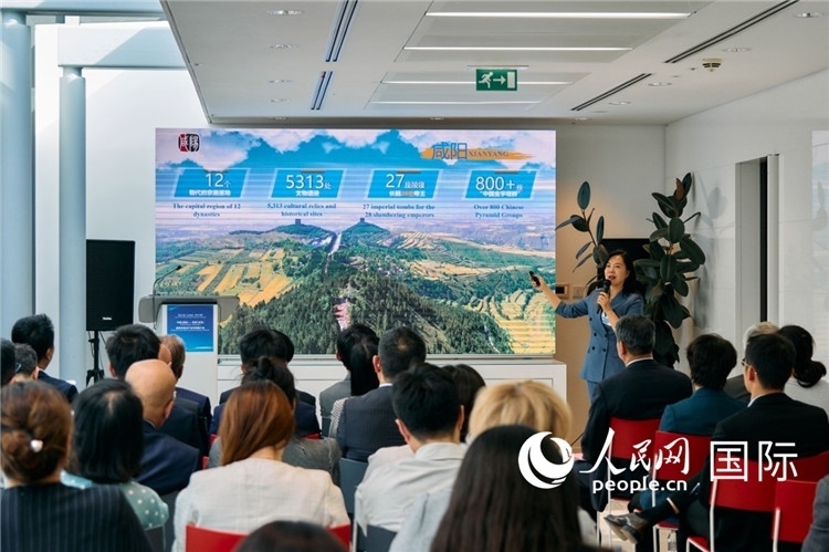 咸陽(yáng)市招商局局長(zhǎng)王苗致辭。