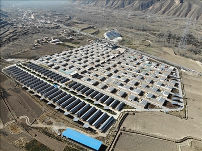 這是2020年11月6日拍攝的班彥新村全貌（無人機照片）。新華社記者 戴天放 攝