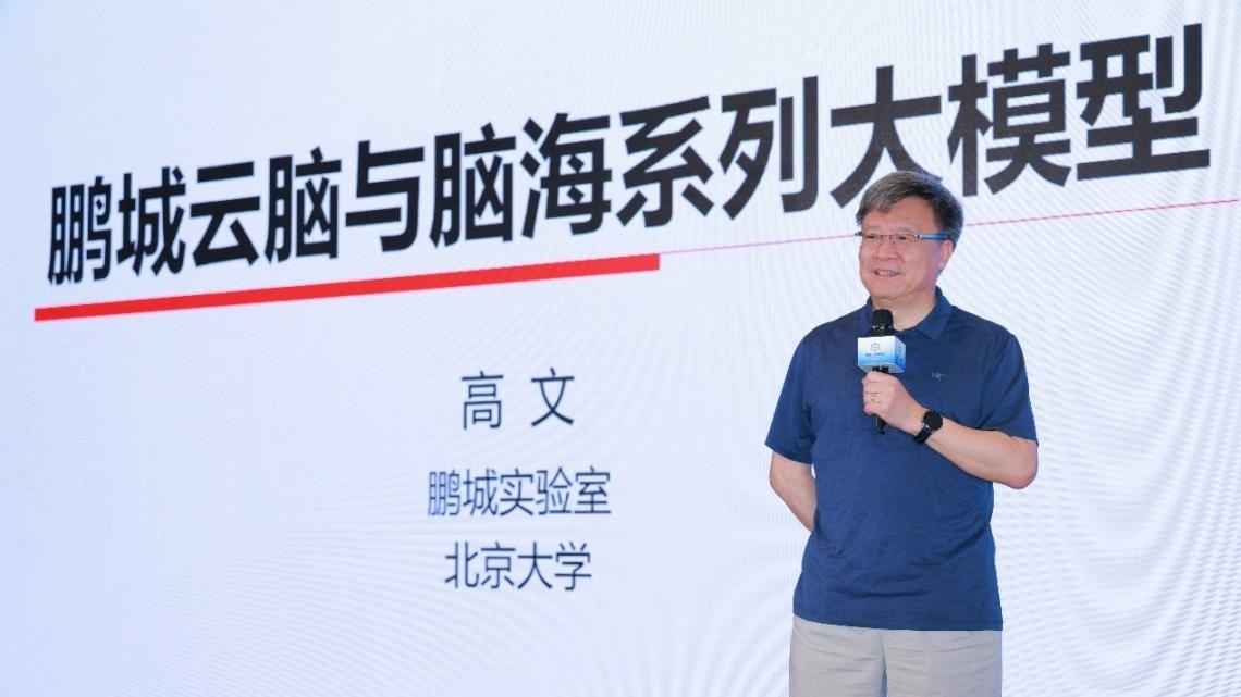 高文院士做大會(huì)特邀報(bào)告。主辦方供圖