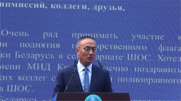 外交部副部長(zhǎng)陳曉東出席活動(dòng)并致辭。主辦方供圖