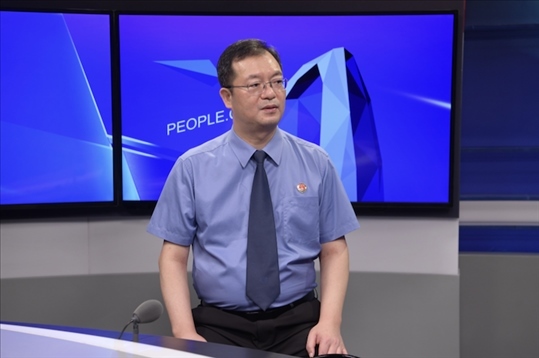 福建省泉州市人民檢察院檢察長(zhǎng)施建清。人民網(wǎng)記者 王曉嘯攝