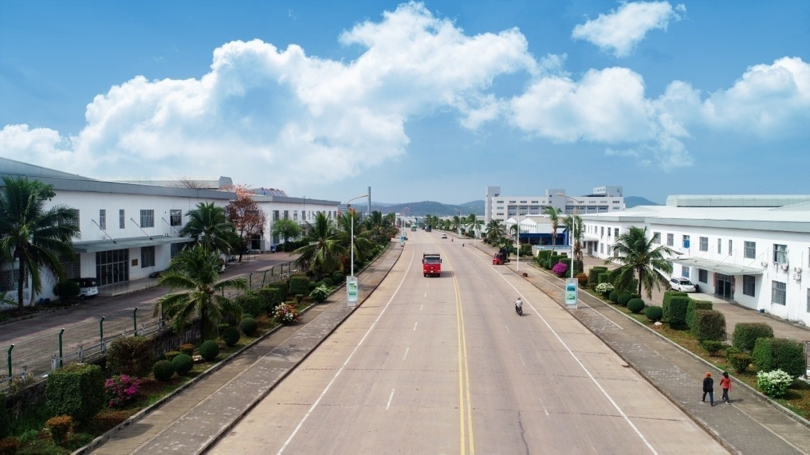 西哈努克港經(jīng)濟特區(qū)園區(qū)。西港特區(qū)公司供圖