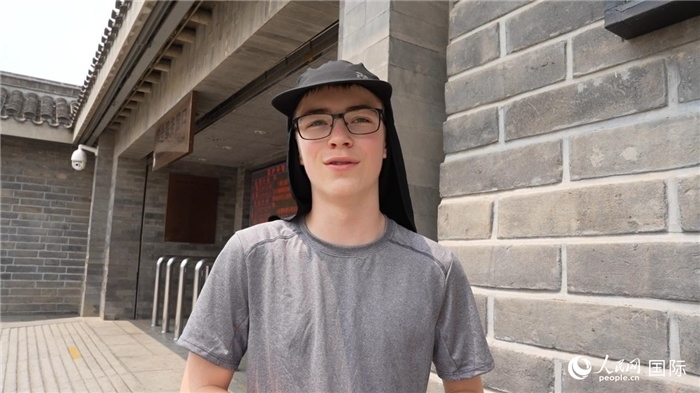 圖為德國(guó)籍游客埃里克·西伯特。人民網(wǎng)記者 吳超嵐攝