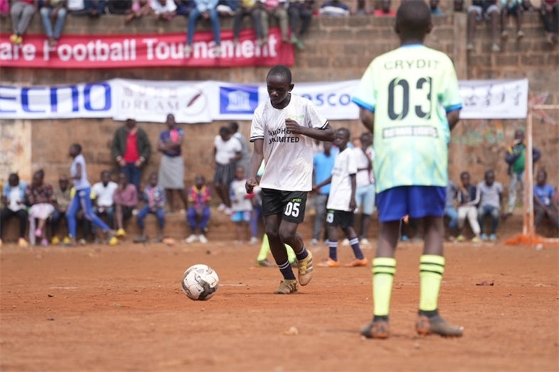 足球比賽現(xiàn)場(chǎng)。主辦方供圖