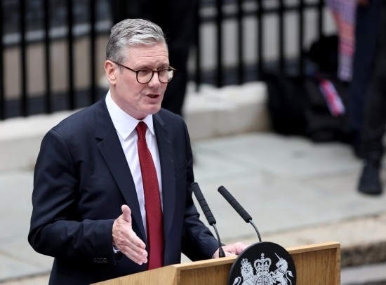  圖為英國首相斯塔默資料照片。（新華社記者李穎攝）