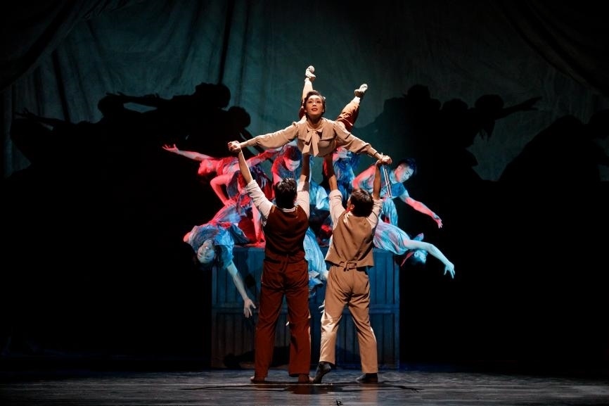 舞劇《熱血當歌》演出現(xiàn)場。主辦方供圖