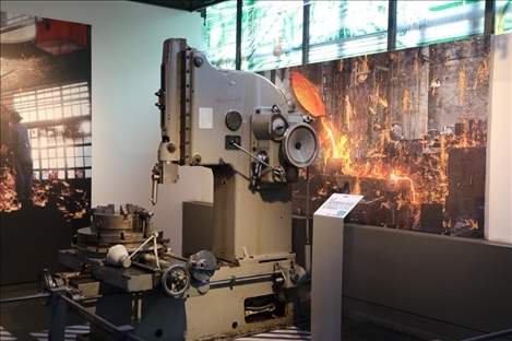 天水工業(yè)博物館內(nèi)景。新華社記者 馬莎 攝