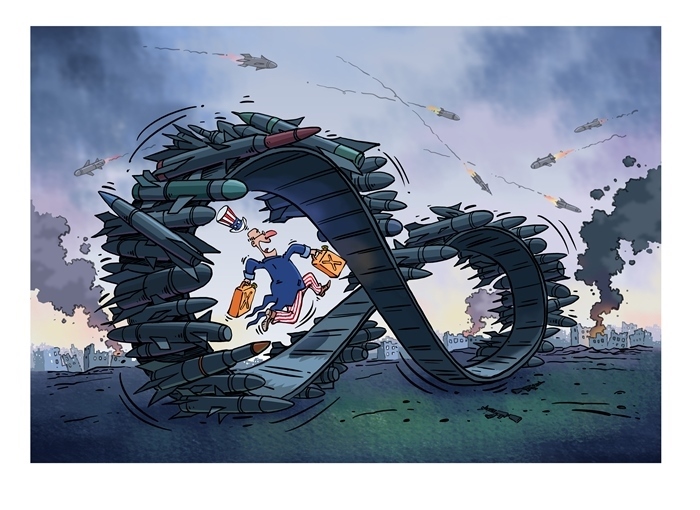 漫畫作者：馬宏亮（人民網(wǎng)版權(quán)圖片，未經(jīng)授權(quán)請勿轉(zhuǎn)載。）