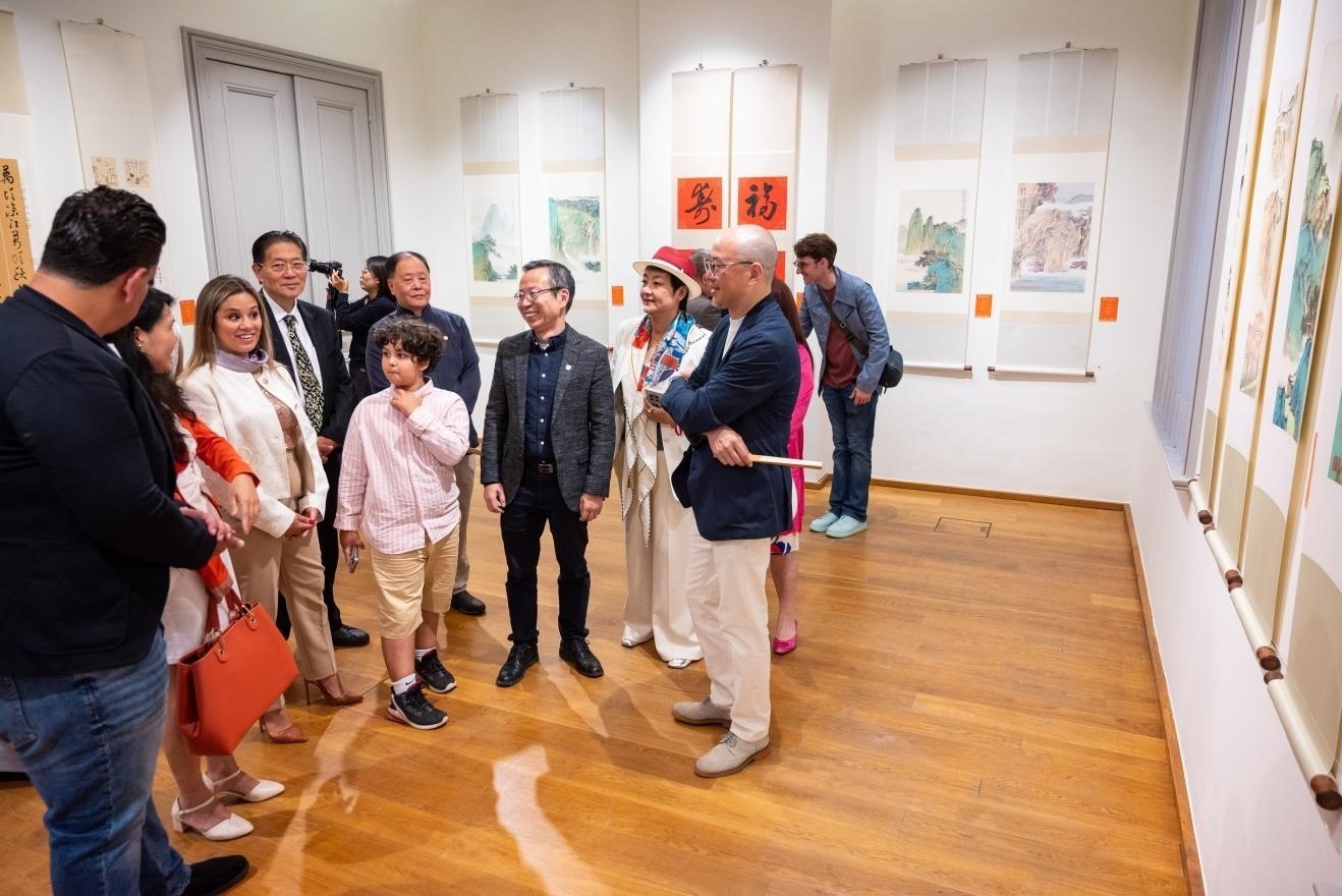 圖為展覽現(xiàn)場。布魯塞爾中國文化中心供圖