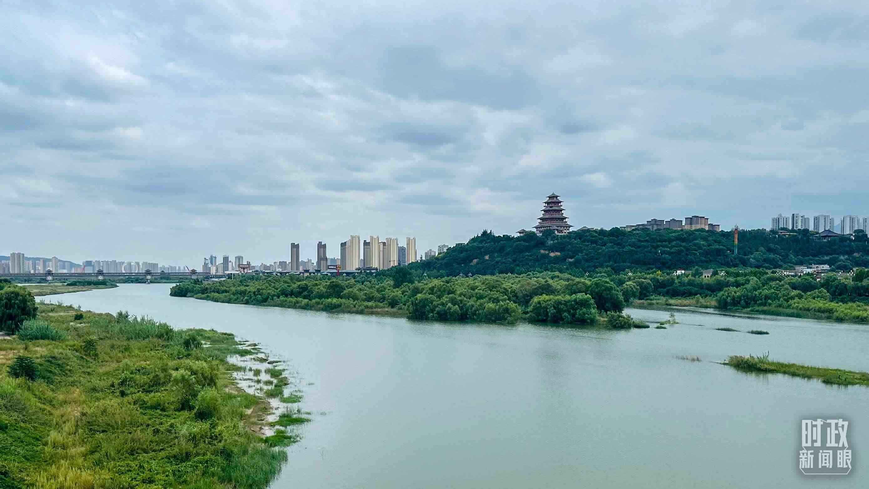 △ 渭河。（總臺央視記者范一鳴拍攝）