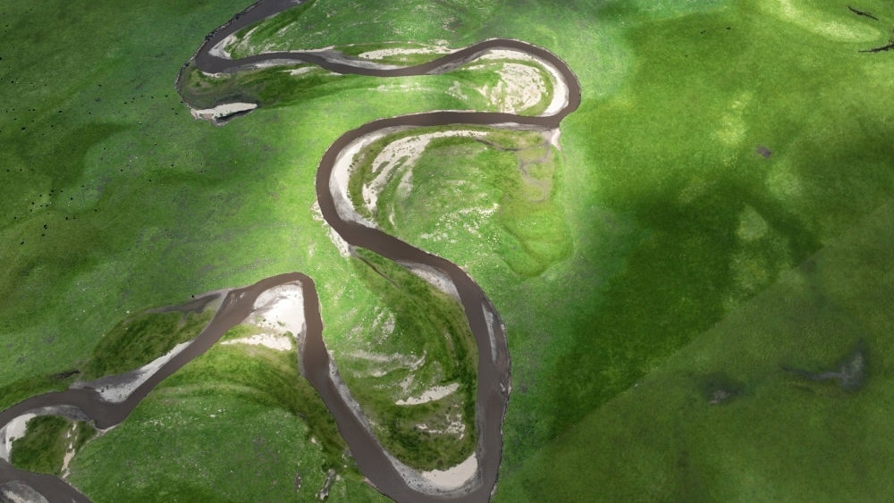 2023年7月6日在甘肅省甘南藏族自治州瑪曲縣拍攝的阿萬倉濕地景色（無人機照片）?，斍鷿竦卣嫉?62萬畝，是黃河上游重要的水源涵養(yǎng)區(qū)和生態(tài)功能區(qū)，被譽為“黃河之腎”。