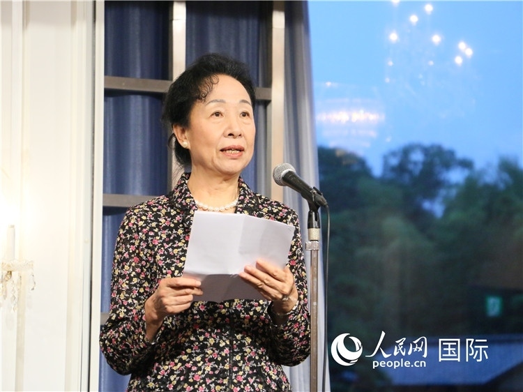 中國商務部原部長助理郭莉致辭。人民網(wǎng) 許可攝