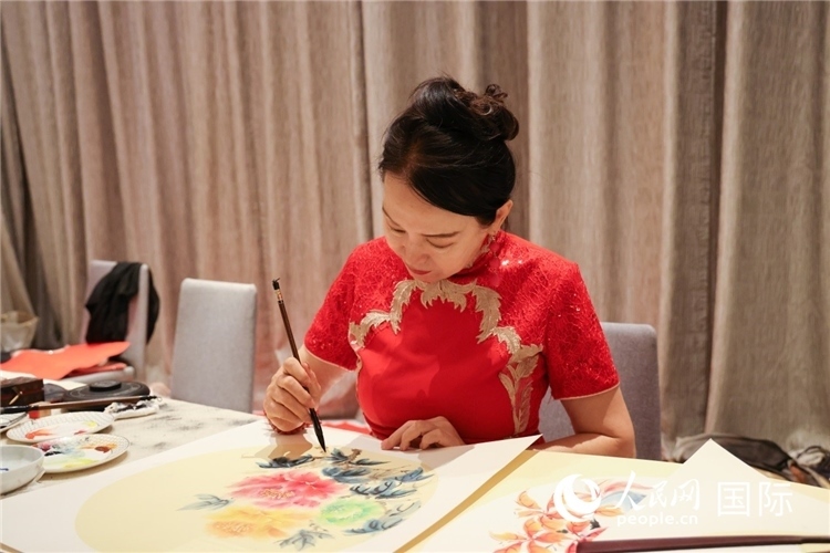 中國(guó)傳統(tǒng)文化展示。人民網(wǎng)記者任皓宇攝