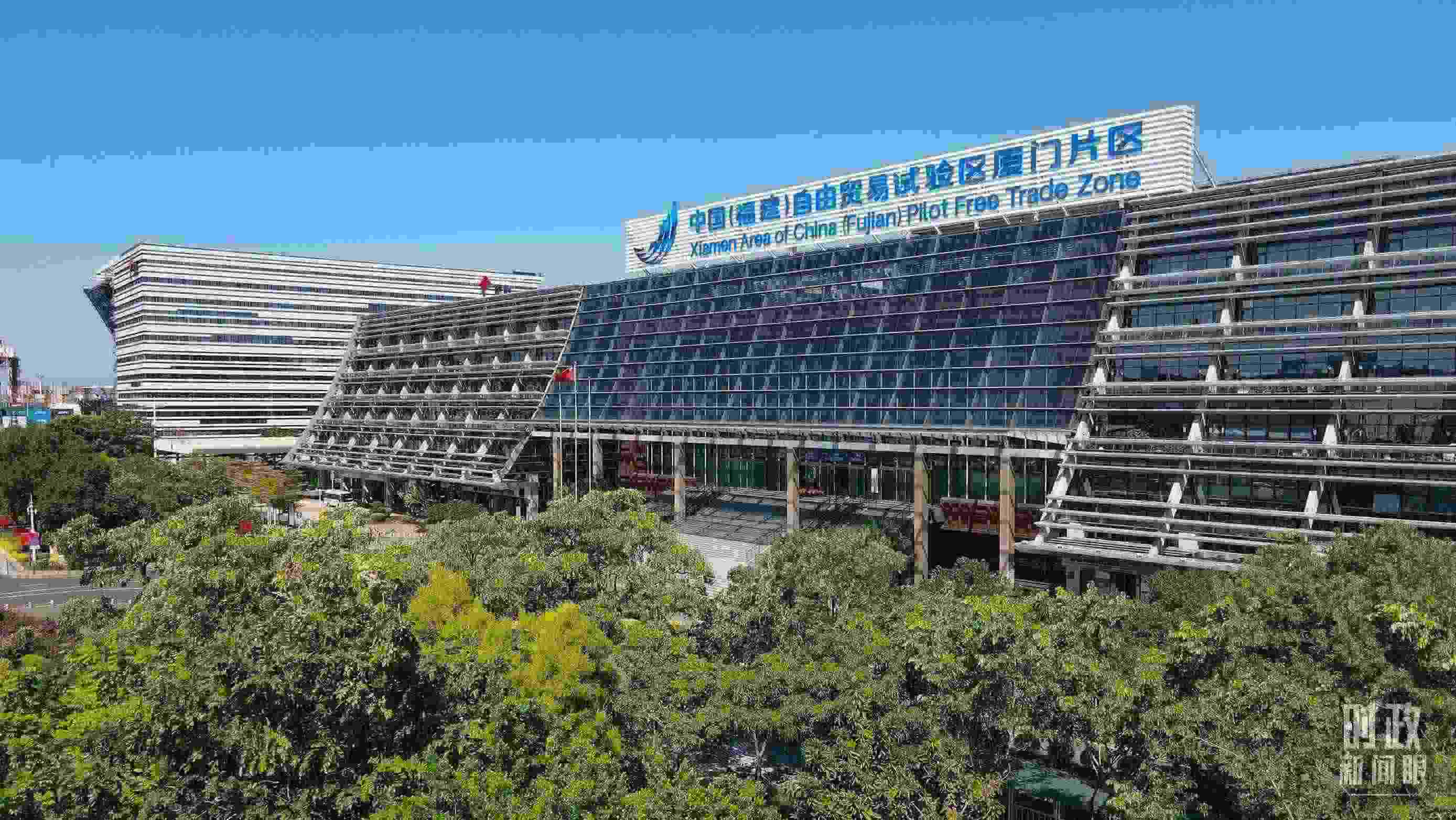 △中國（福建）自由貿(mào)易試驗區(qū)廈門片區(qū)。（總臺記者鄭皓拍攝）