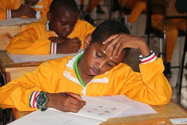 考場現(xiàn)場。埃格頓大學(xué)孔子學(xué)院供圖