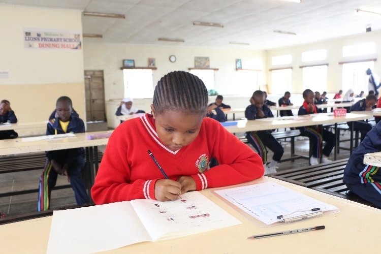 考場現(xiàn)場。埃格頓大學(xué)孔子學(xué)院供圖